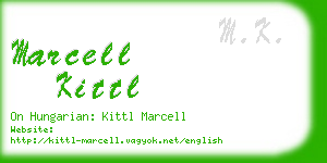 marcell kittl business card